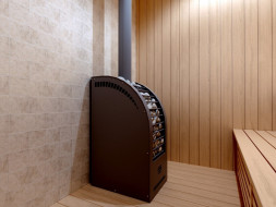 Банная печь Теплодар Каскад 12 Т Панорама (2018)